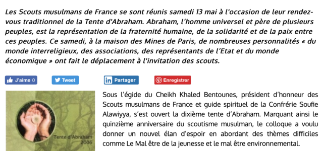 Scouts Musulmans De France Vivre Ensemble En Paix